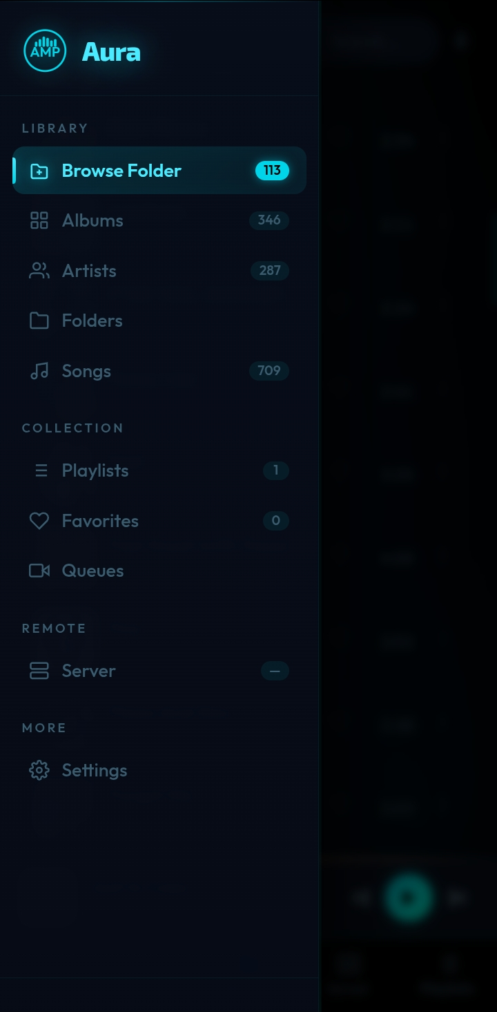 Aura Music Player screenshot